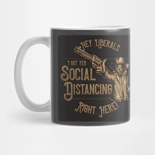 Social Distancing Bandit Mug